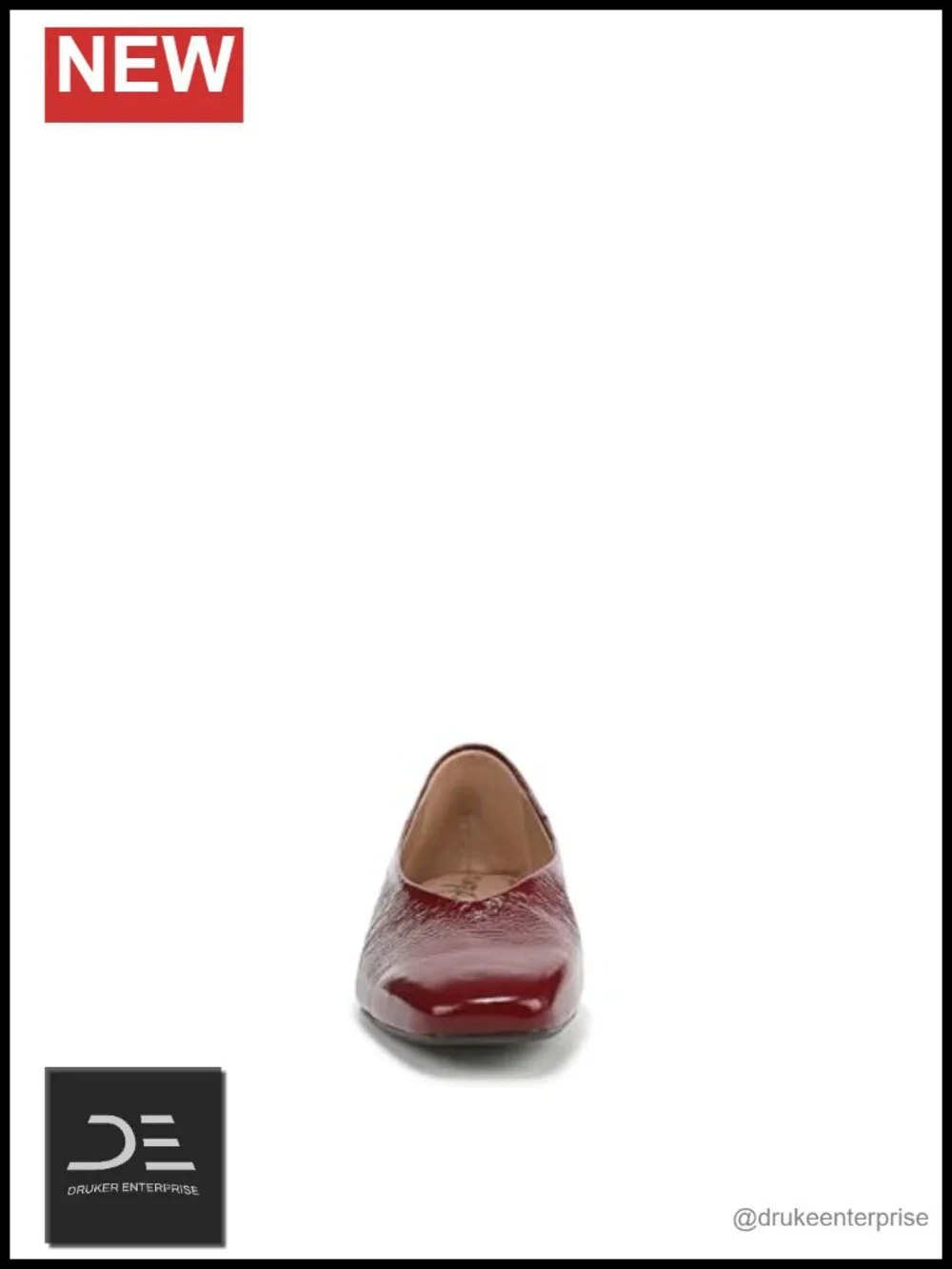 Sam Edelman Kasey Square Toe Ballet Flats Slip-On 1 Inch Heel Women's Shoes